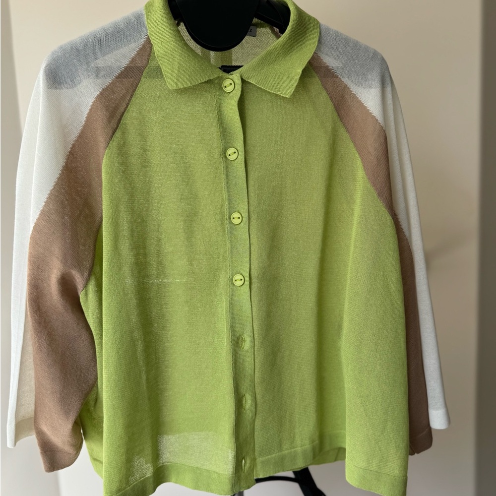 Adolfo Dominguez Lime Green Knit Top
New without tag